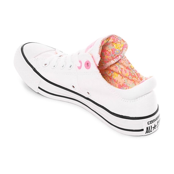 Converse CTAS Madison White & Pink Shoes - Picture 2 of 4
